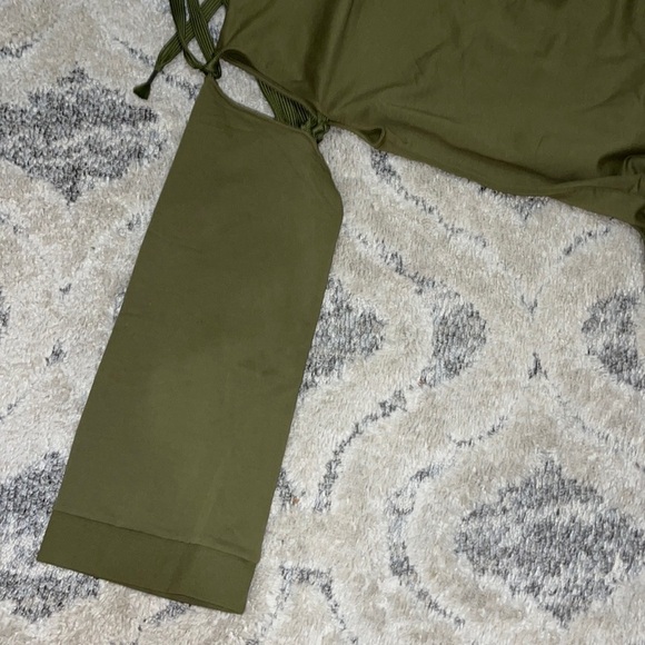 Fenty X Puma Rihanna Boho Tie sleeve Sweatshirt /Dress NWOT - Picture 4 of 14